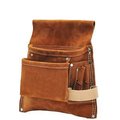 Heritage Leather Professional Split Leather Nail And Tool Bag, Right Hand, 5-Pocket 423Rsp